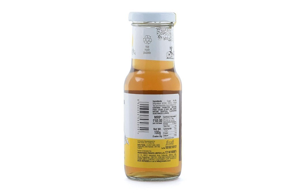Fric Bergen Iced Tea Lemon premix    Glass Bottle  100 grams